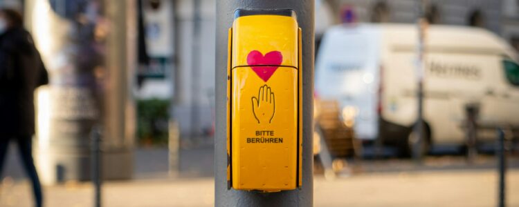 Pedestrian button in Germany